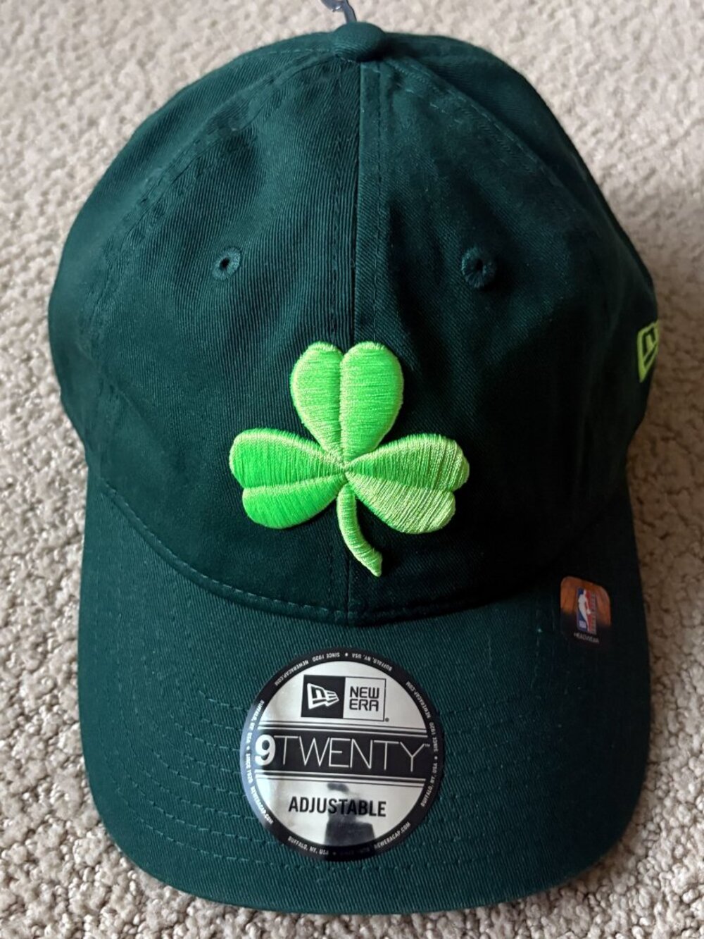 New Era Boston Celtics 9TWENTY City 2024 Alternate Adjustable Hat NBA OSFM NWT - Picture 2 of 7